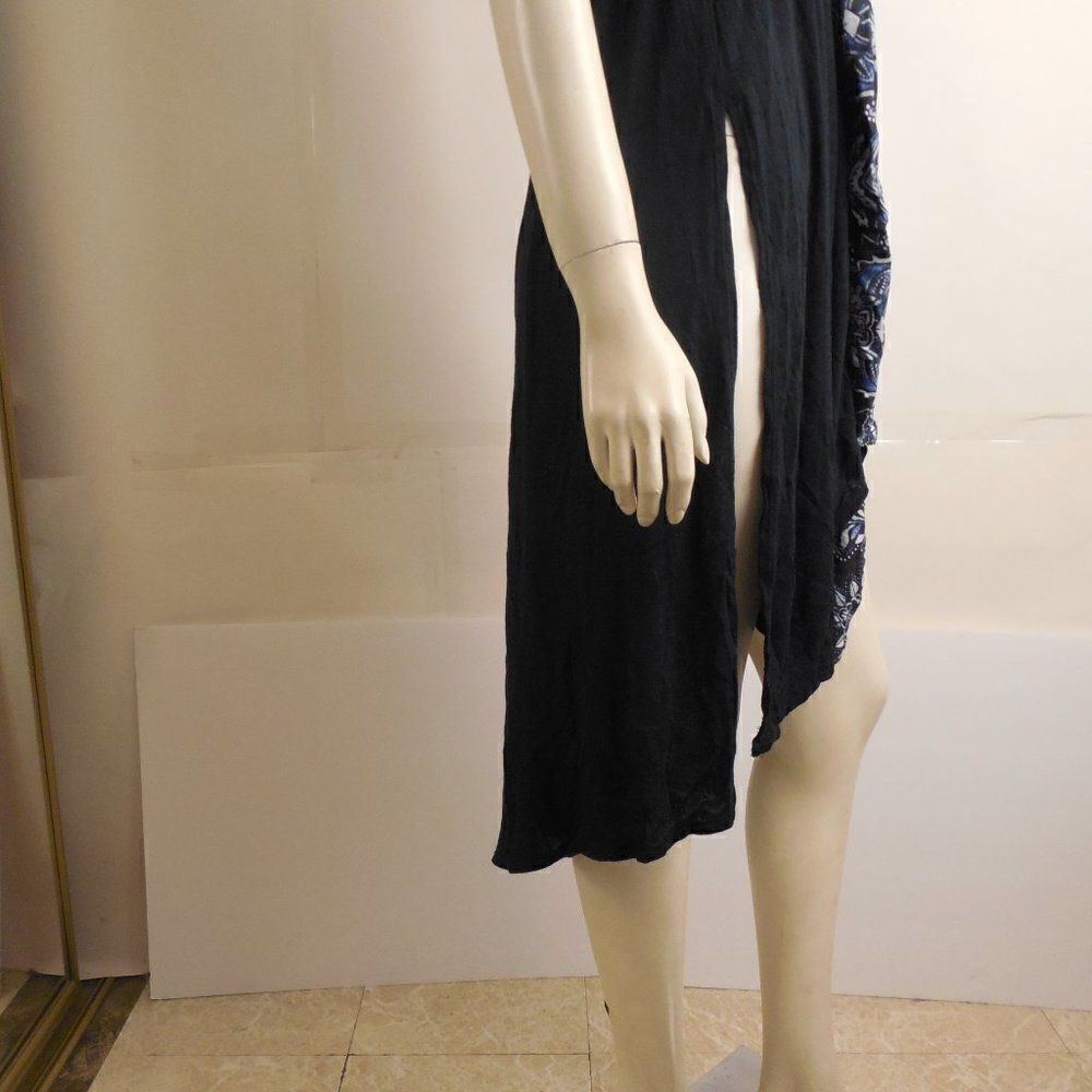 B12....Free People Bare Knit Dress Navy Blue