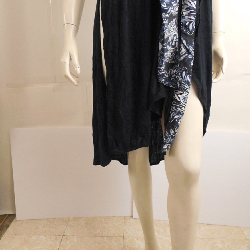 B12....Free People Bare Knit Dress Navy Blue