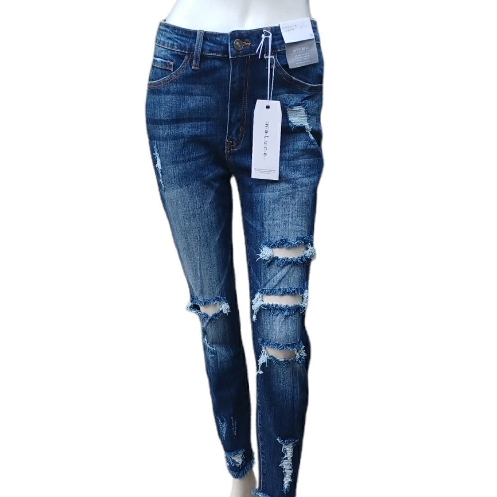541727......Nature Deconstructed Skinny Jeans Size 13/30, 10"Rise