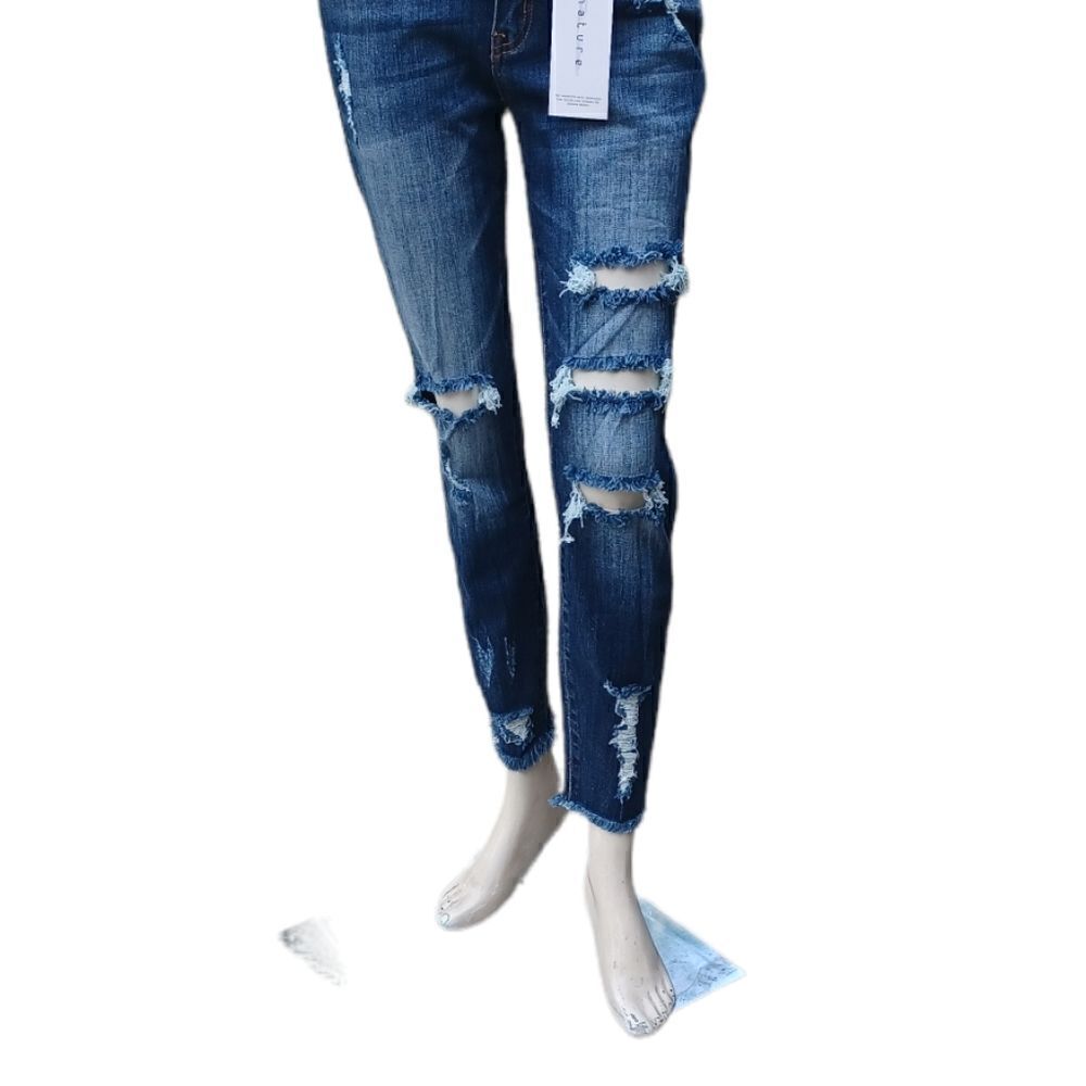 541727......Nature Deconstructed Skinny Jeans Size 13/30, 10"Rise
