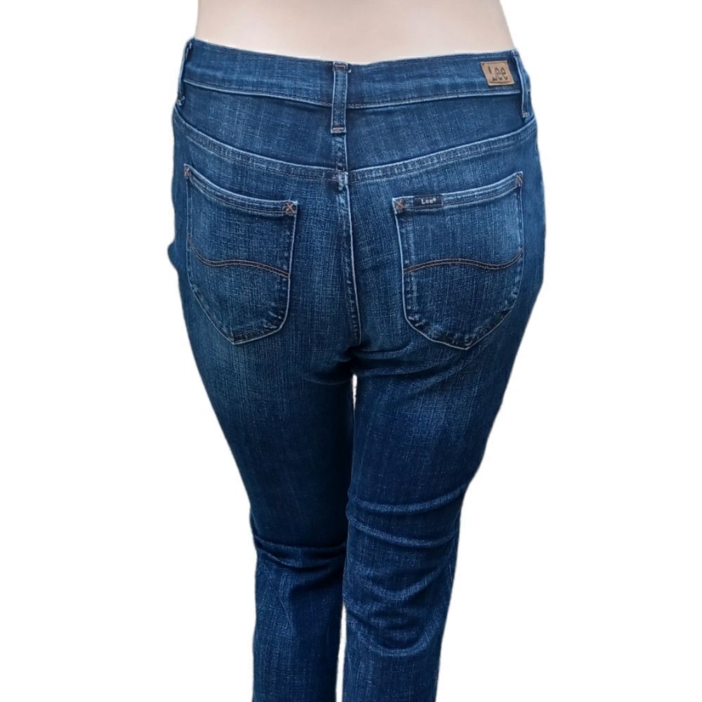 548017.....Lee Straight leg Jeans Size 12 Short, W35" 27" Inseam 9 1/2"Rise