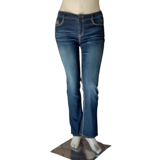 90010....Beau Dawson Bootcut Jeans Size 12, 32" Waist 31" Inseam, 9" Rise