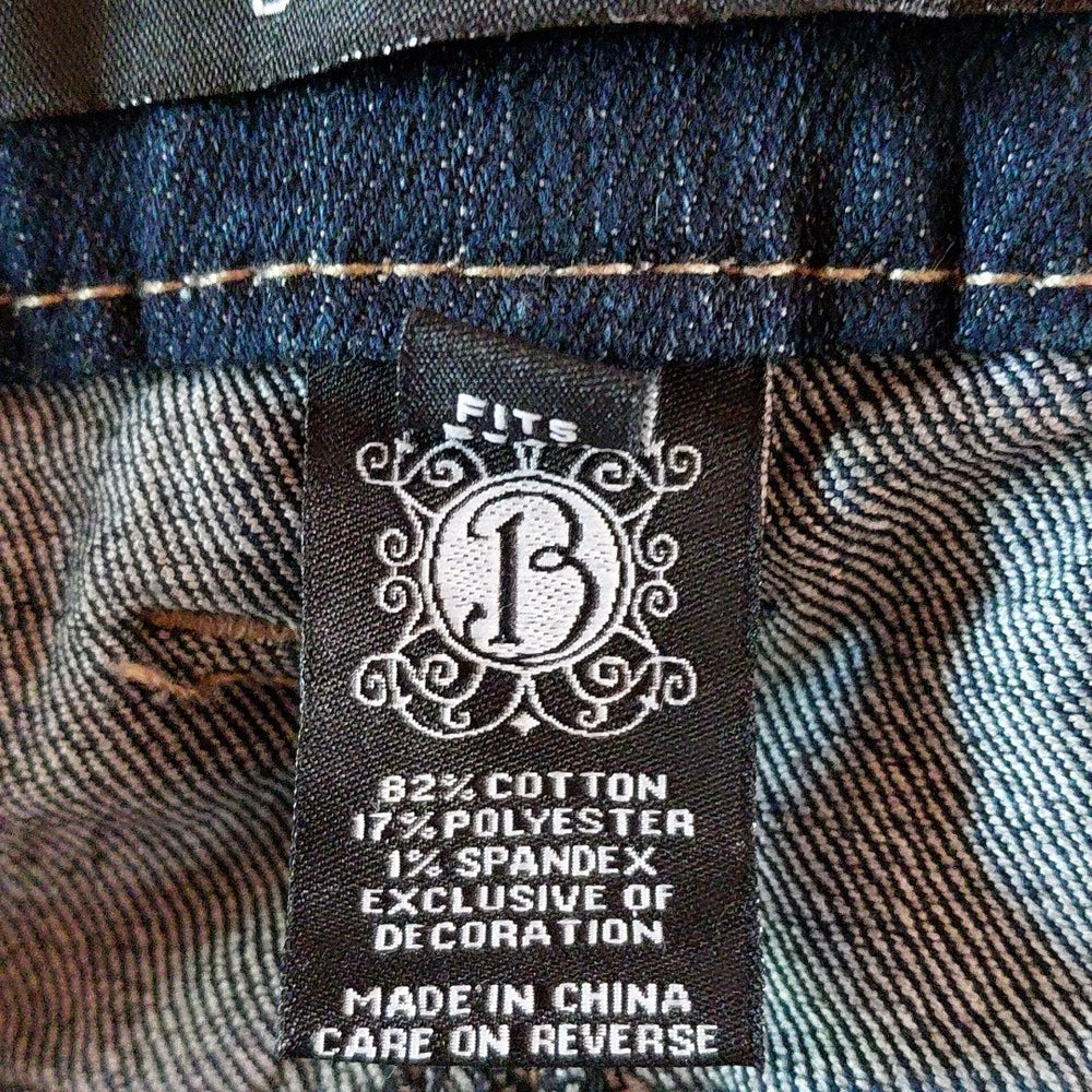 90010....Beau Dawson Bootcut Jeans Size 12, 32" Waist 31" Inseam, 9" Rise