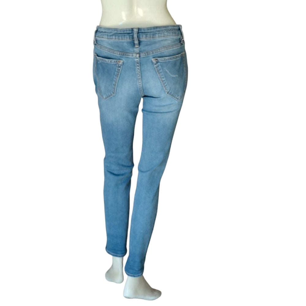 90015...Vigoss Thompson Tomboy Straight Leg Jeans Size 29, 8" Rise