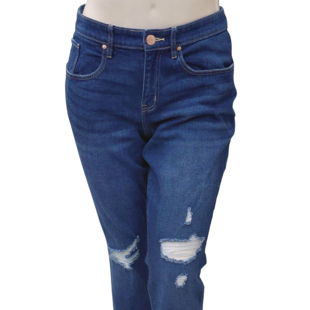 90026....Lane Bryant Straight Ankle Jeans Size 14, 32" Waist 24" Inseam 10" Rise
