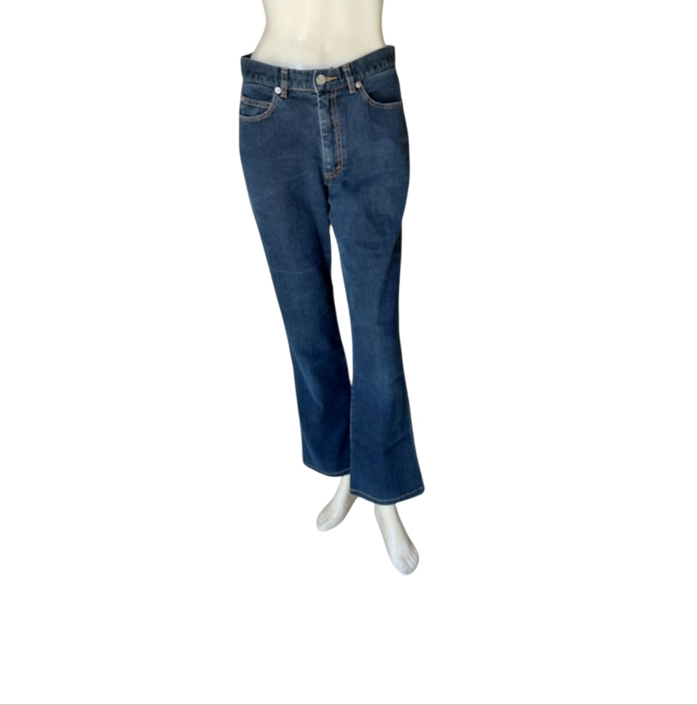 108011..Women's Calvin Klein Bootcut Jeans Size 8, 28" Waist 27" Inseam 10" Rise