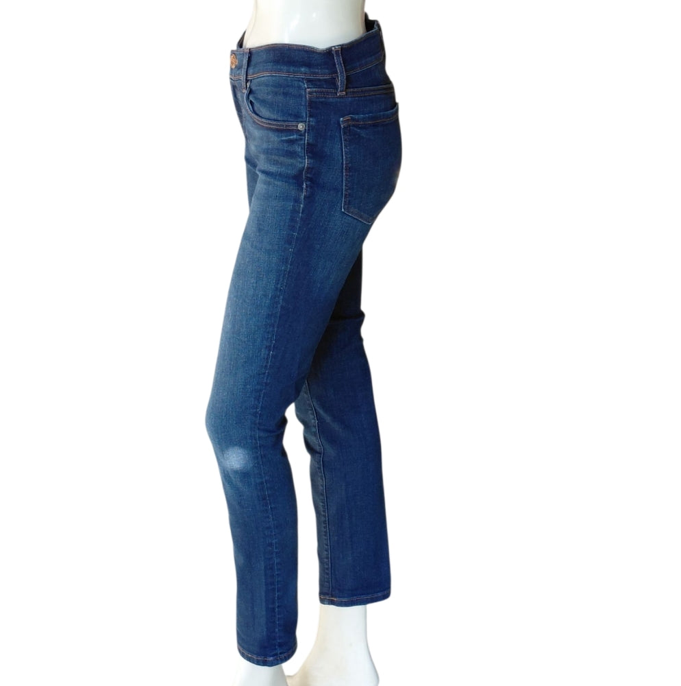 624620....Ann Taylor Loft Skinny Jeans Size  26/2, 27" Inseam 8" Rise