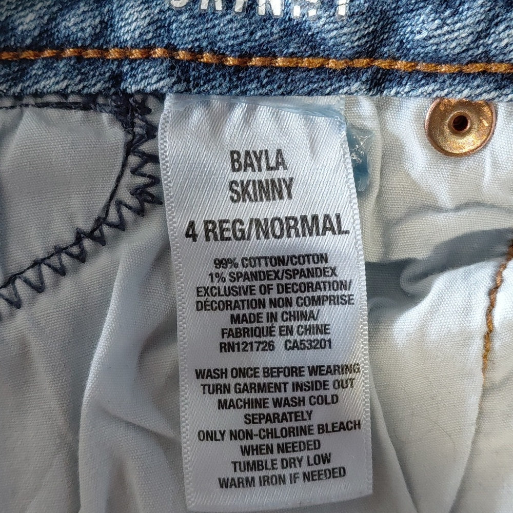 43925...Aeropostale Skinny Jeans Size 4R, 28"W, 21" Inseam, 7"Rise