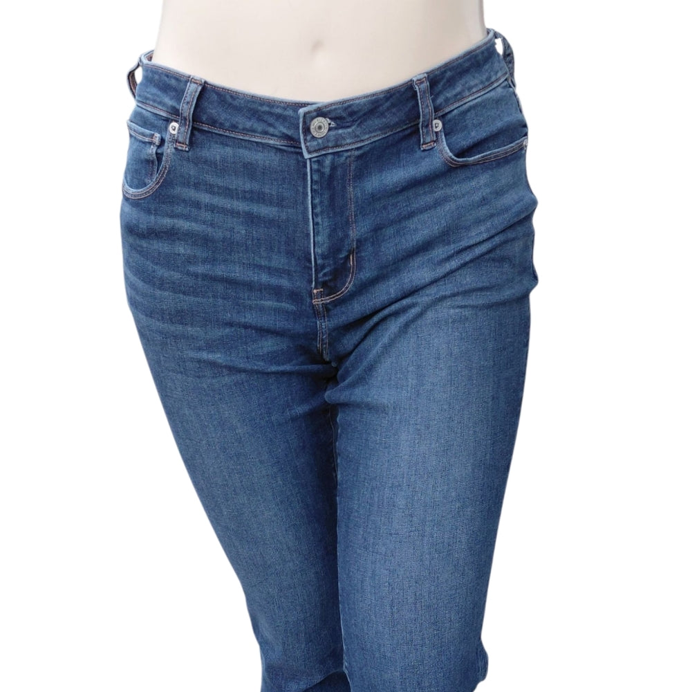 90028..American Eagle Skinny Jeans Size 14, 32"W, 27"Inseam, 10"Rise