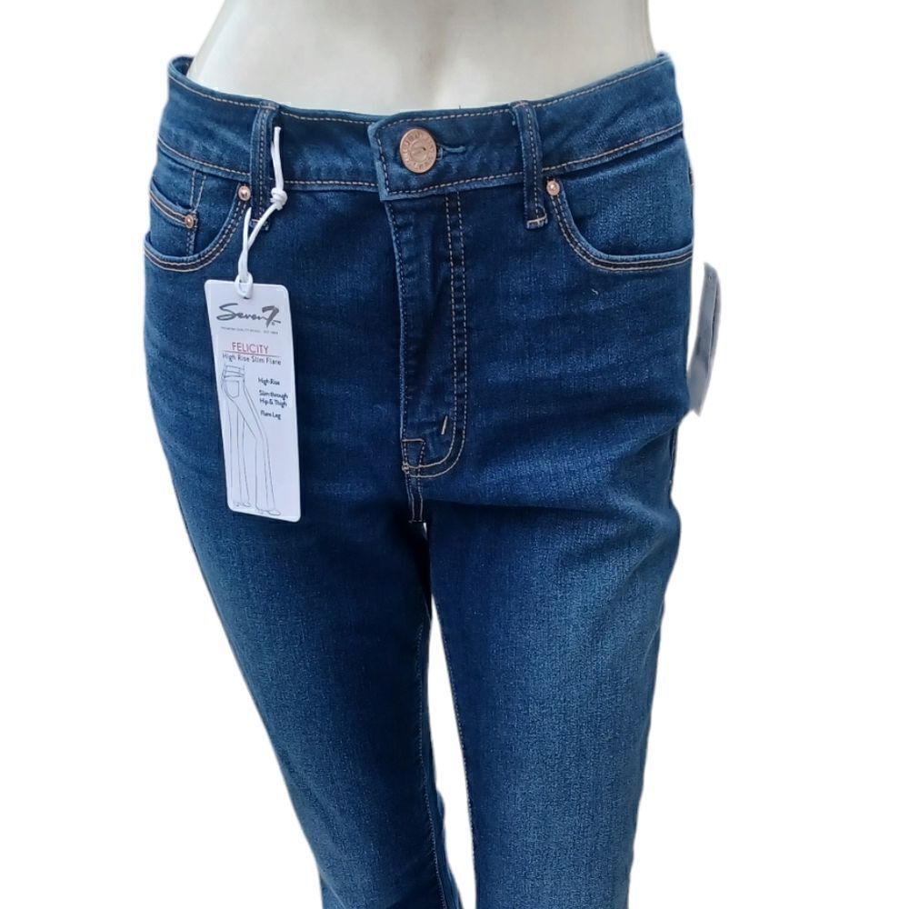 90031...Seven7 Flare Jeans Size 10, W30", 31"Inseam 10"Rise