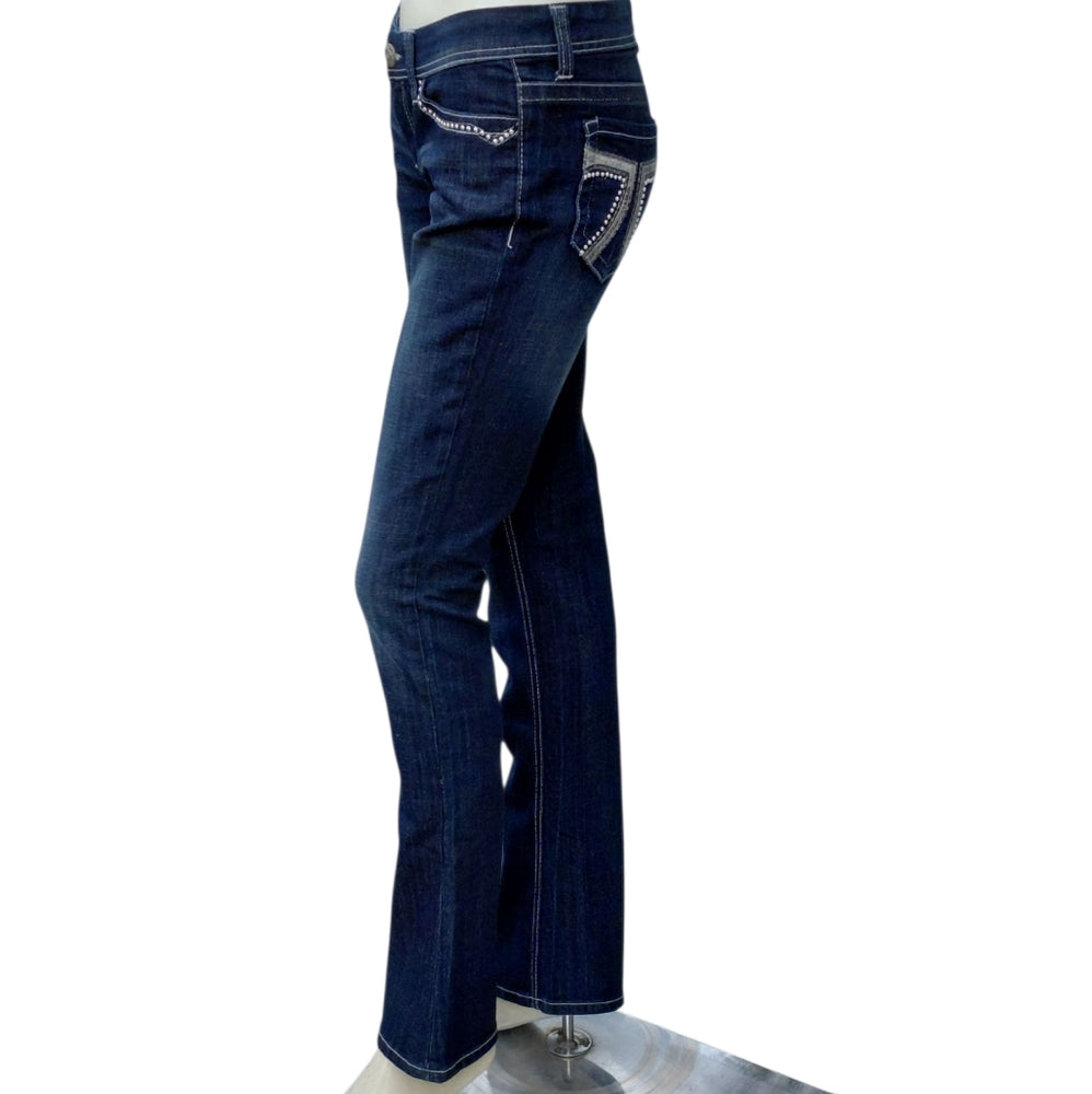 5069...Seven7 Bootcut Jeans Size 27, 32"Inseam 7"Rise