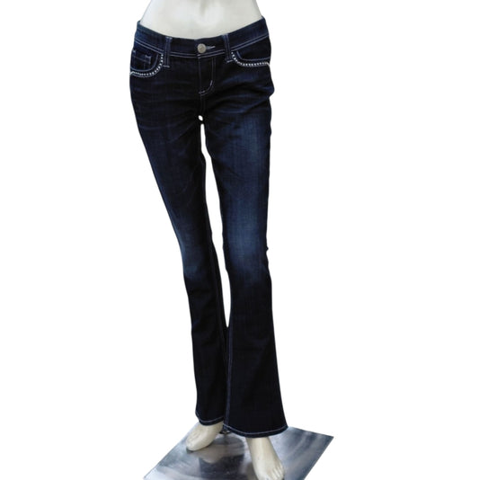 5069...Seven7 Bootcut Jeans Size 27, 32"Inseam 7"Rise