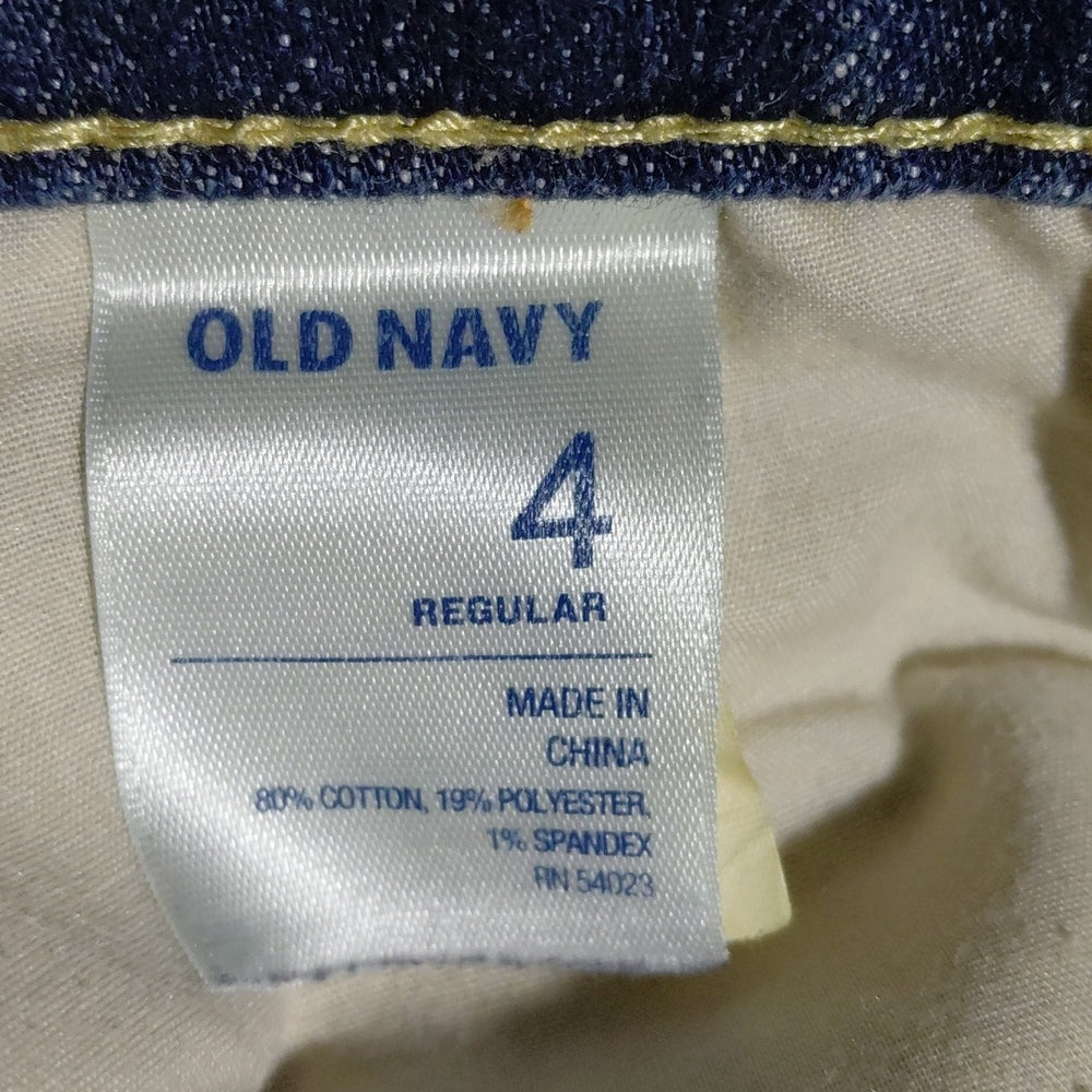 20245...Old Navy Diva Bootcut Jeans Size 4R, W30" 29"Inseam  8"Rise