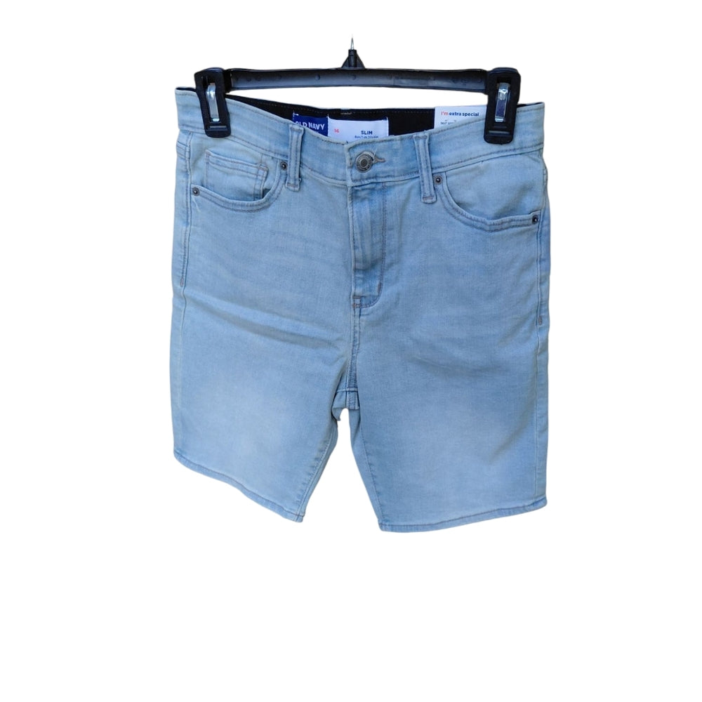 617512....Old Navy Light Wash Jean Shorts, 16 W26" 8"Inseam. 10"Rise.
