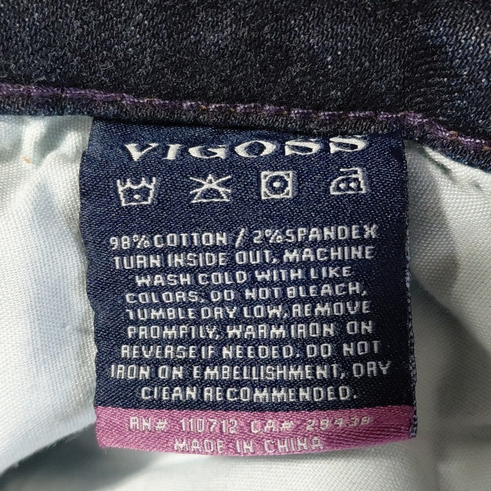 701625.....Vigoss Chelsea Crop Straight leg Jeans W26 L26,  7"Rise