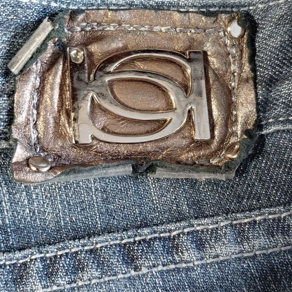 8111.....bebe Flare Jeans Size 29, W28" 28"Inseam 7"Rise
