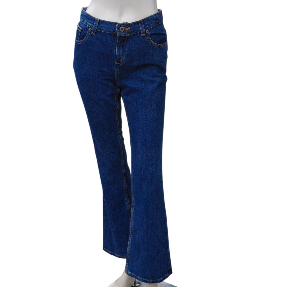 516316...Arizona Bootcut Jeans Size 14R Juniors, W26" 28"Inseam 8"Rise