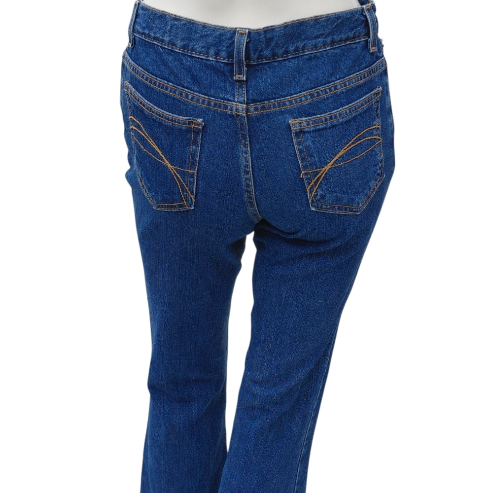 516316...Arizona Bootcut Jeans Size 14R Juniors, W26" 28"Inseam 8"Rise