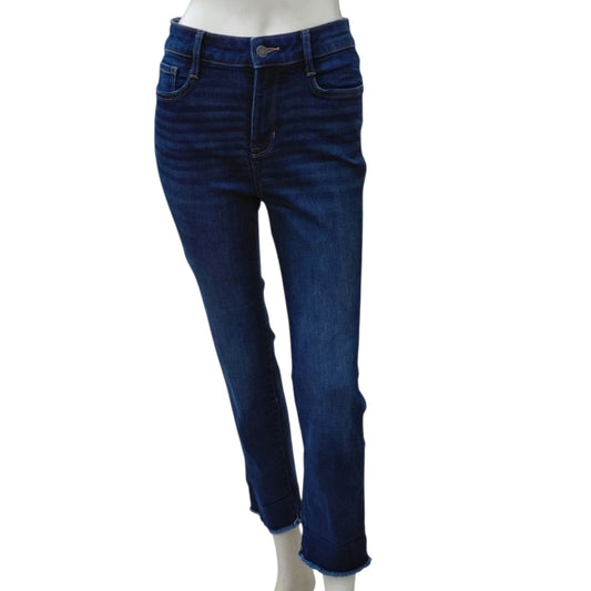 691447.....Nine West Straight Capri Size 4, W26" 24"Inseam 10"Rise