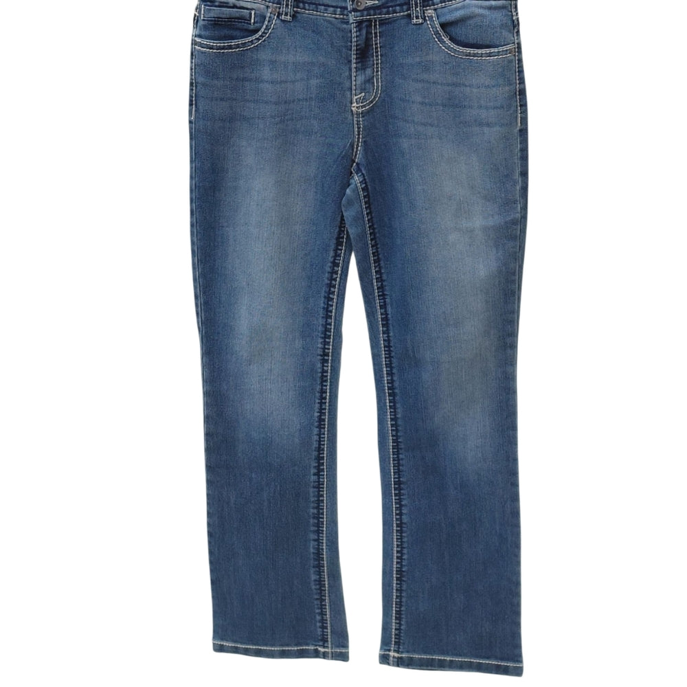 1028...Nine West Bootcut Jeans Size 8/28, 9"Rise