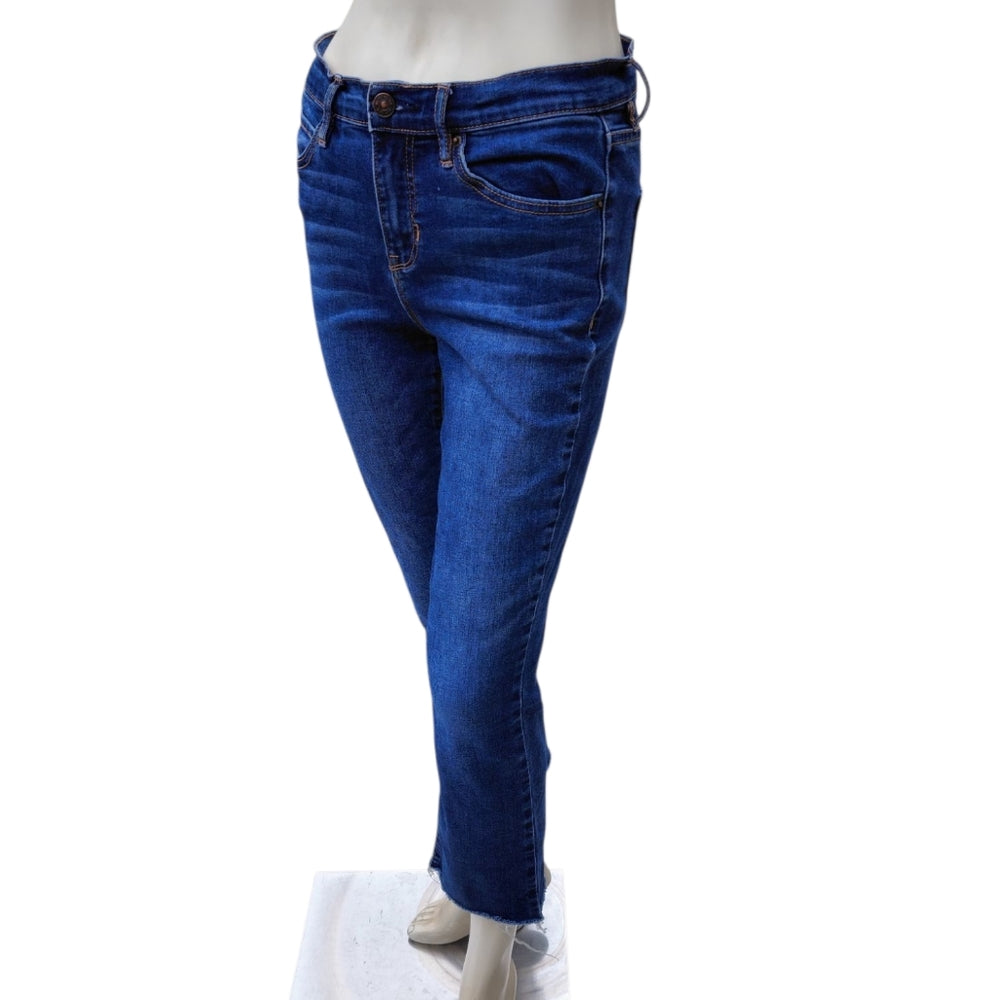 90033...Nicole Miller Ankle Crop Jeans Size 4, W26" 24"Inseam  9"Rise