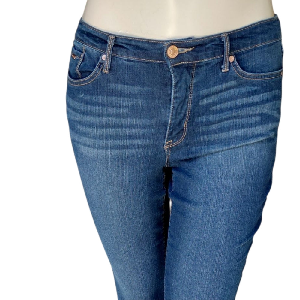 64183...Nine West Chrystie Capri Jeans Size 12, W30" 22"Inseam  9"Rise