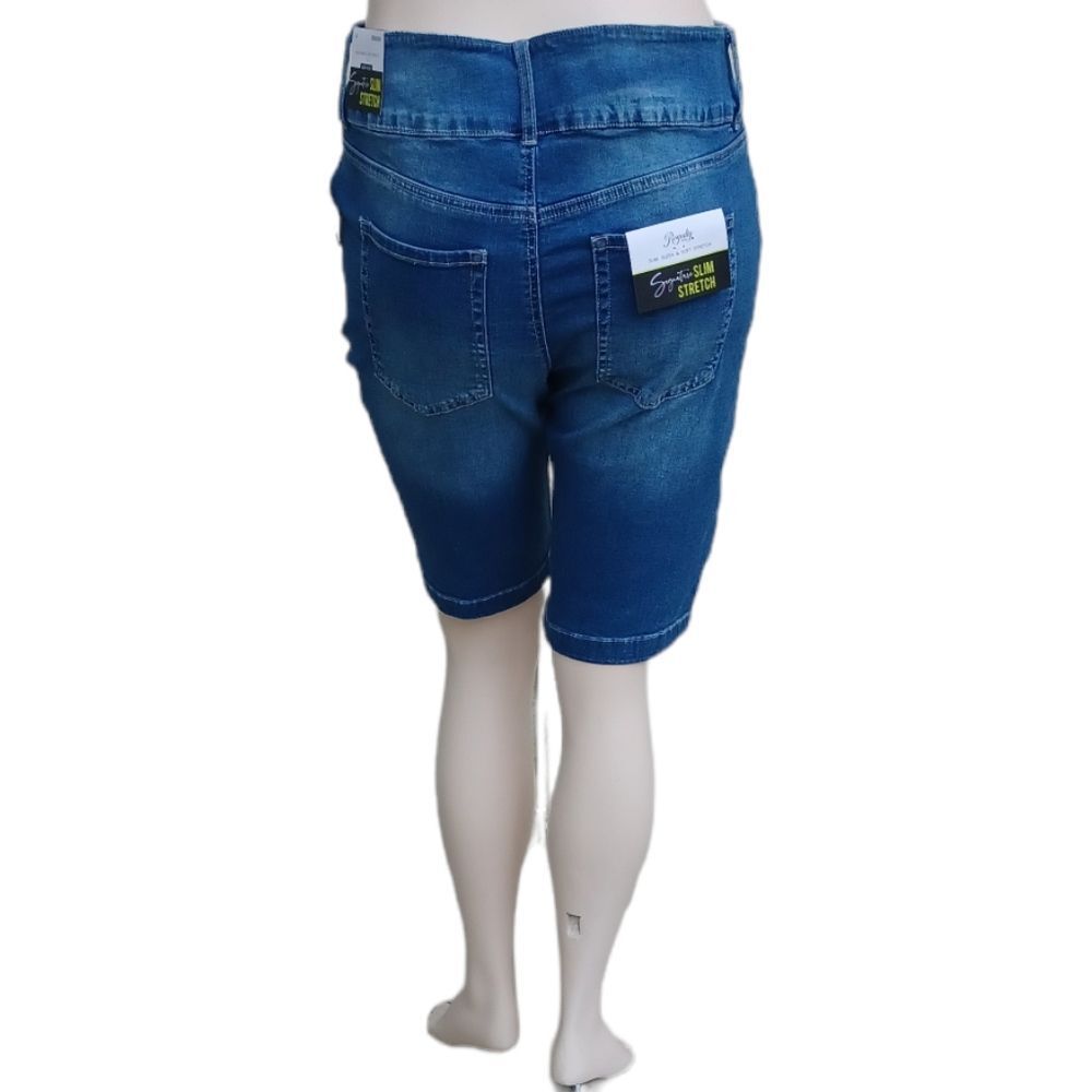 6157..Royalty Bermuda Shorts, Slim Sleek Size 12, W33" 10 1/2"Inseam 12"Rise