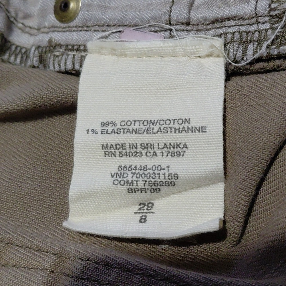 8175...Gap Straight Leg Jeans Size 29/8, 29"Inseam   7"Rise