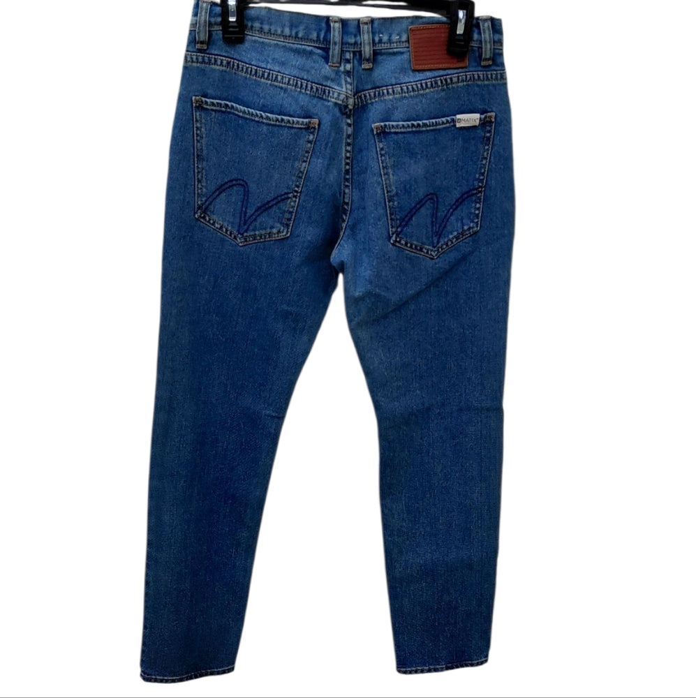 107732....Matrix Classic Tapered Straight Jeans Size 28x29, 8"Rise