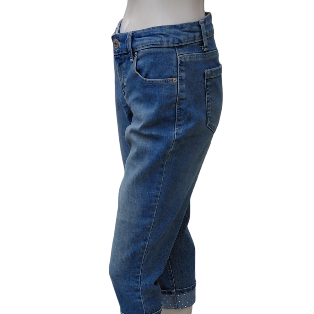 42255...Style&CO. Capri Crop Jeans Size 4P,
