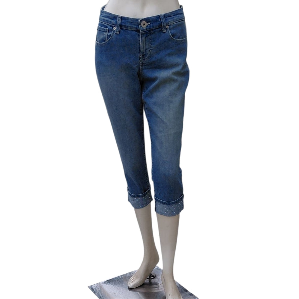 42255...Style&CO. Capri Crop Jeans Size 4P,