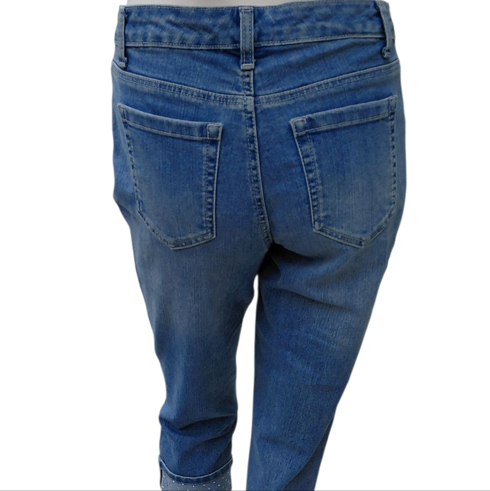 42255...Style&CO. Capri Crop Jeans Size 4P,