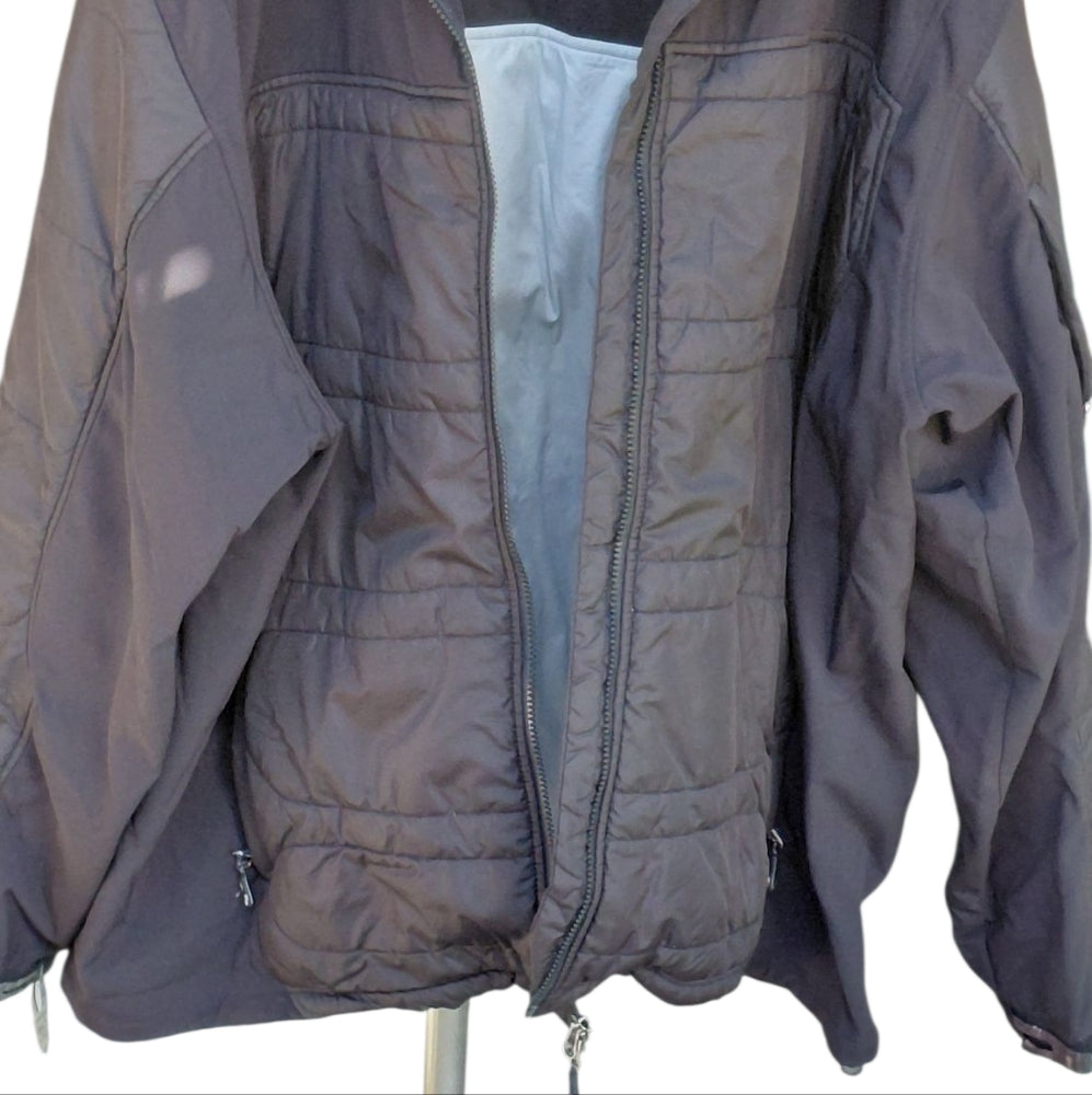 Men's Port Authority Black Puffer Jacket Size 4XL