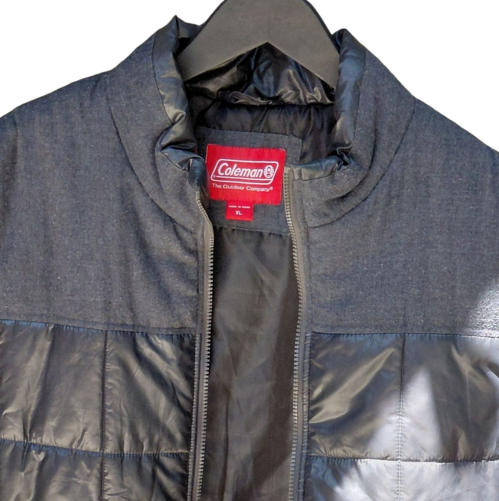 Coleman Black Quilted Vest for Versatile Layering Size XL