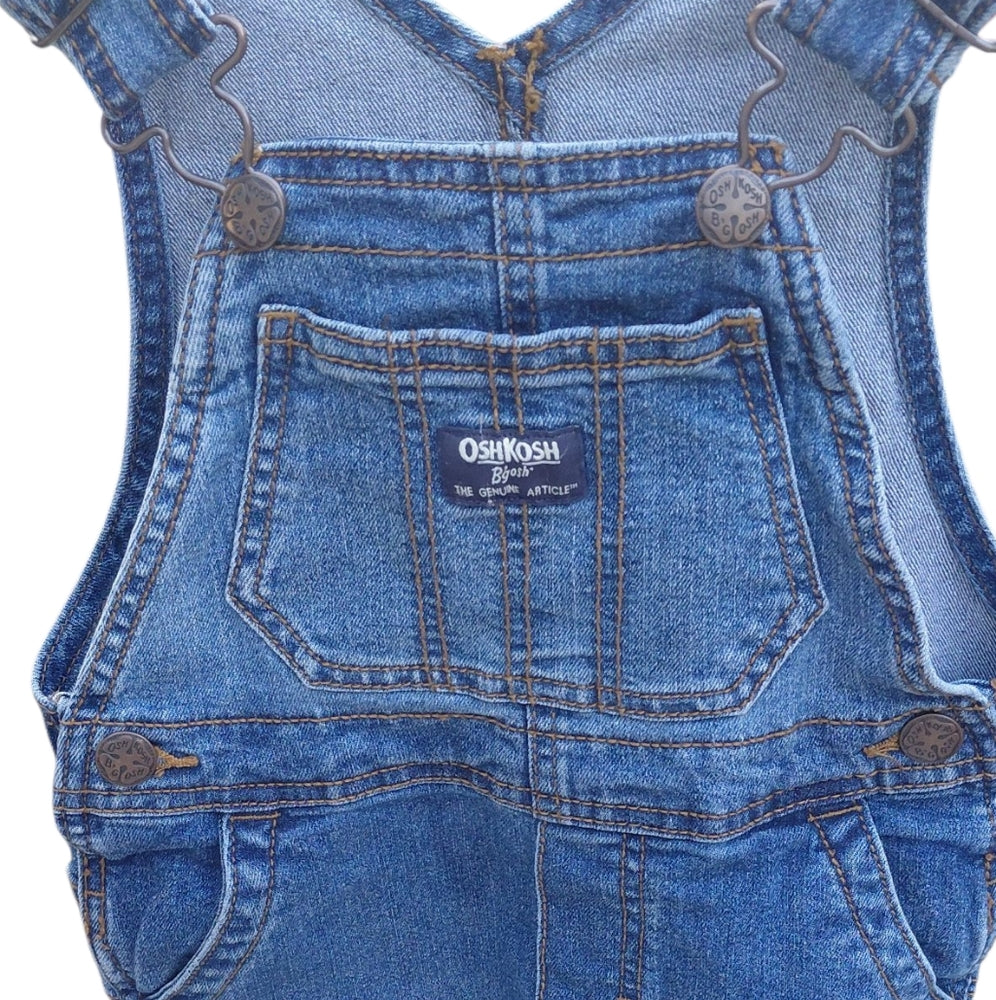 8206...OshKosh B'gosh Classic Blue Kids Overalls