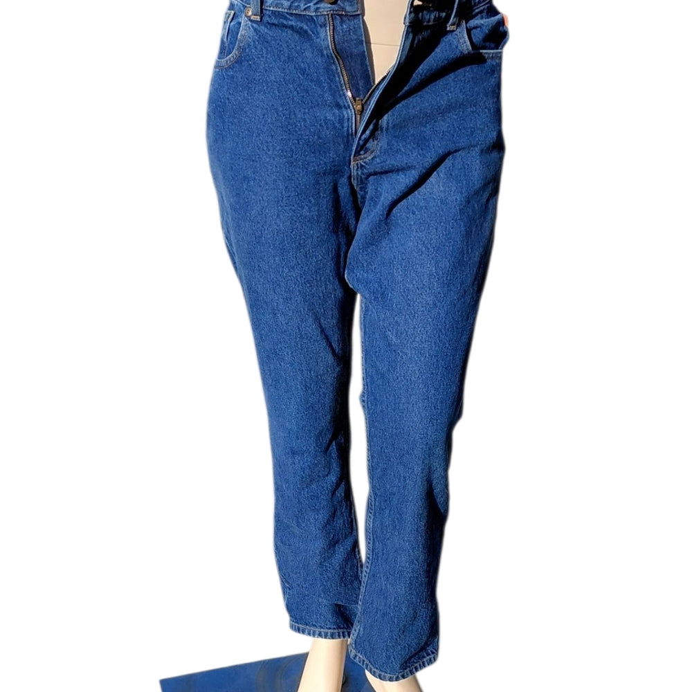 Classic Blue LL Bean Straight Leg Women's Jeans Size Reg