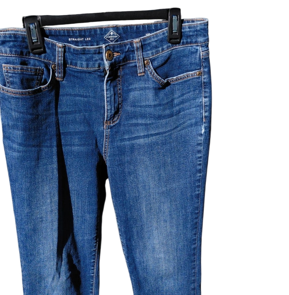 8224....St John's Bay Straight Leg Jeans Size 10P