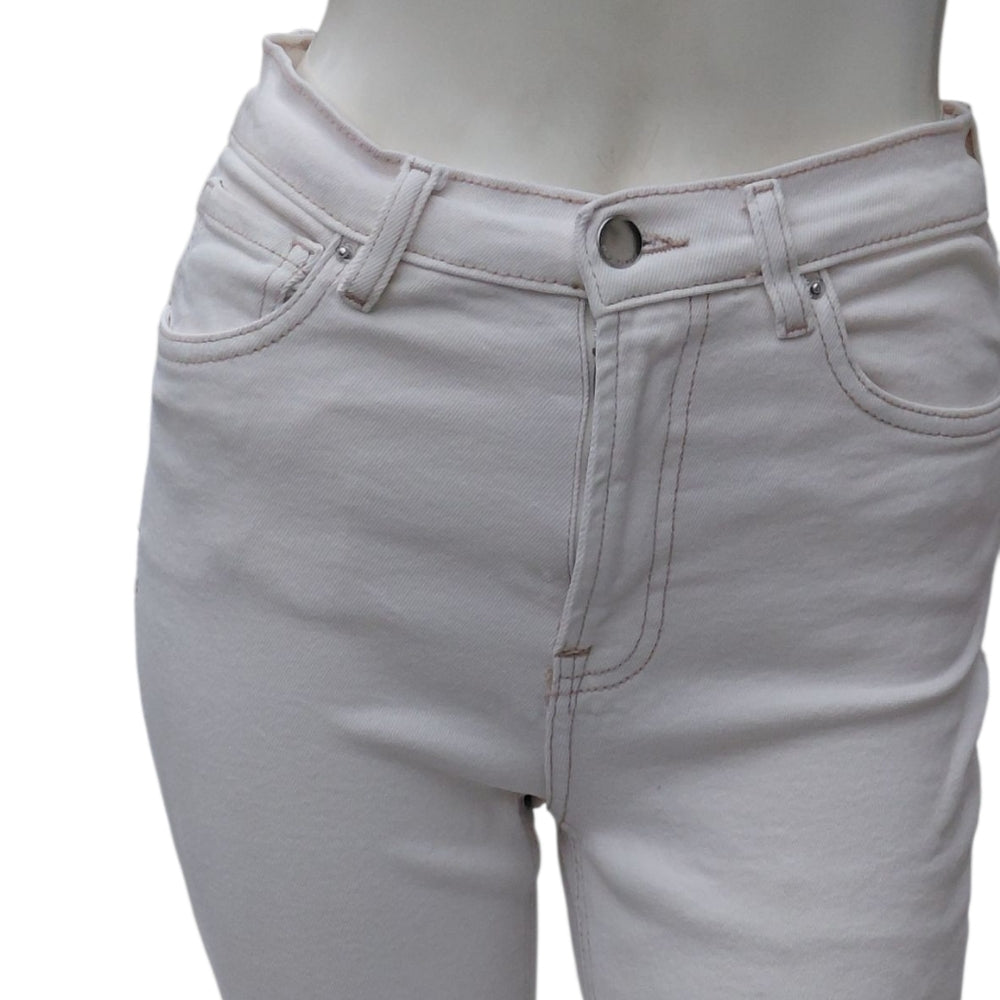 8241.....Women's MNG Cream Jeans Size 4