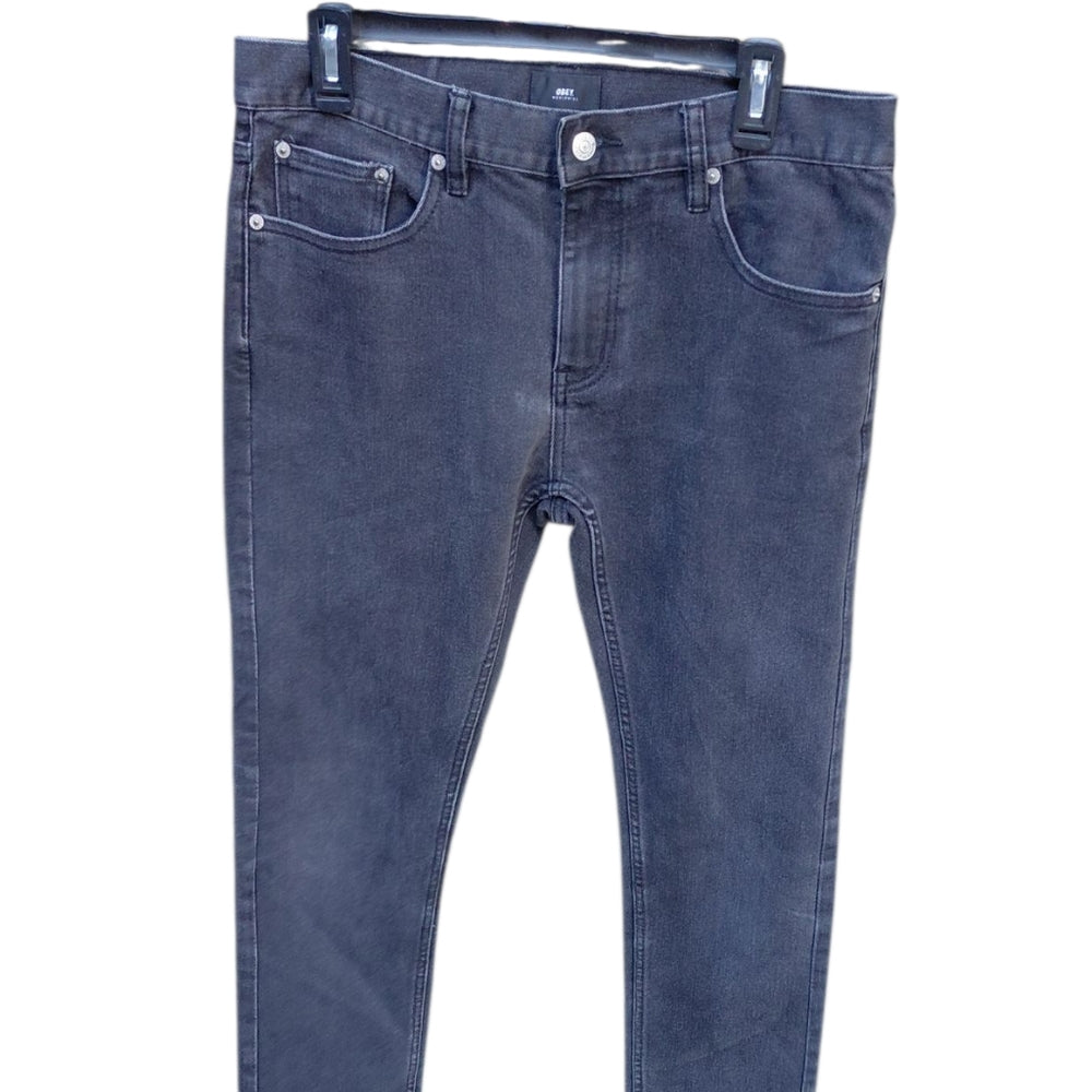 8238...Men's Obey Skinny Jeans Size 32