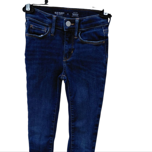 8253....Kids Old Navy Blue Denim Jeans Size 8