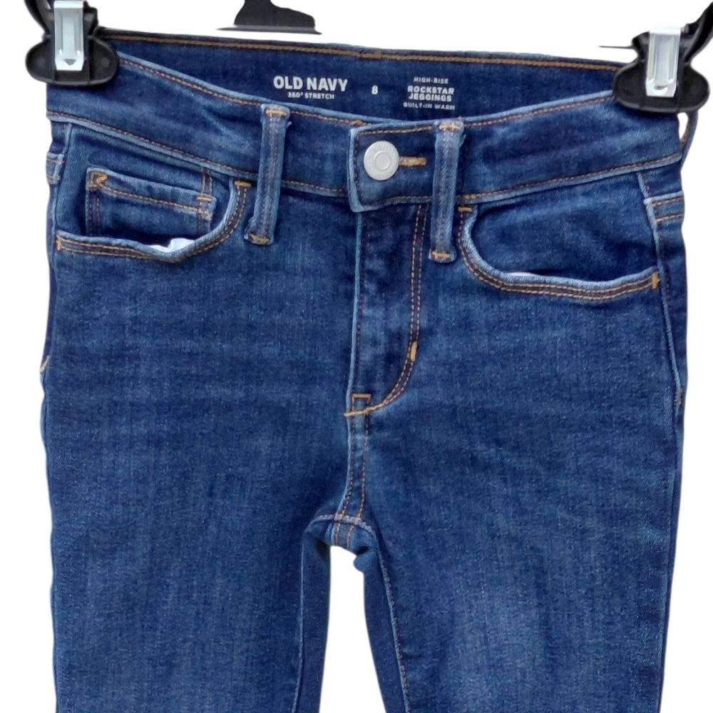 8253....Kids Old Navy Blue Denim Jeans Size 8