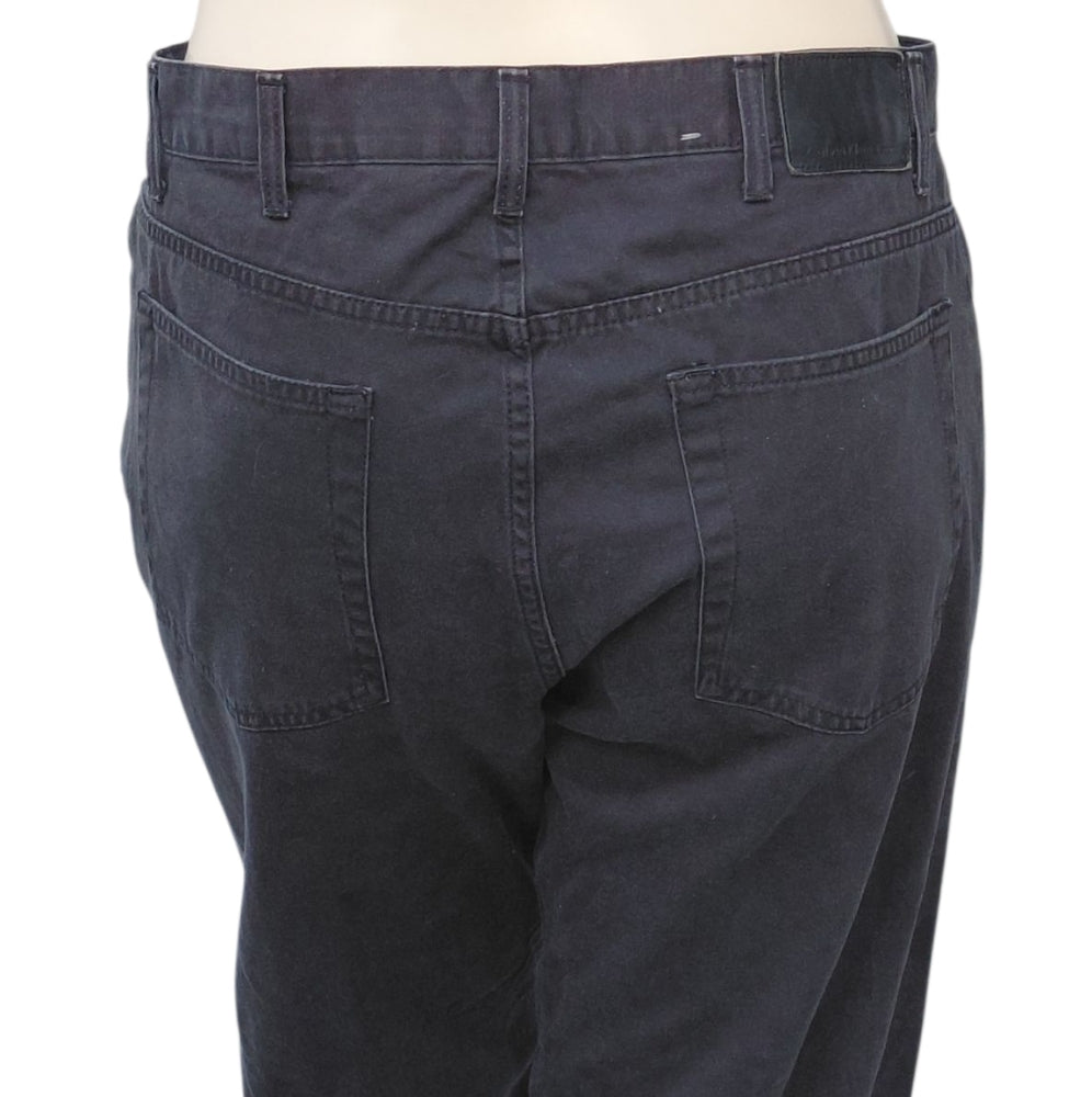 8277....Calvin Klein Black Wide-Leg Jeans Size 36