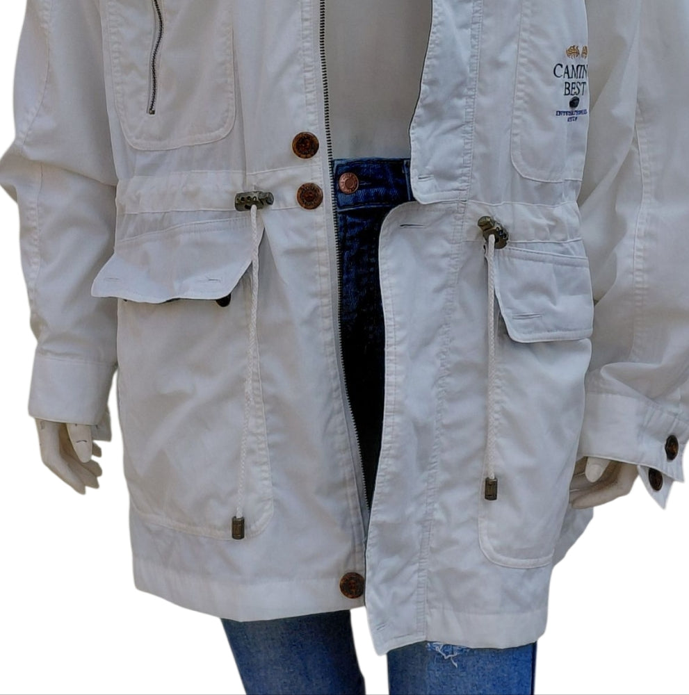 8282...White Jacket for Men Size Large