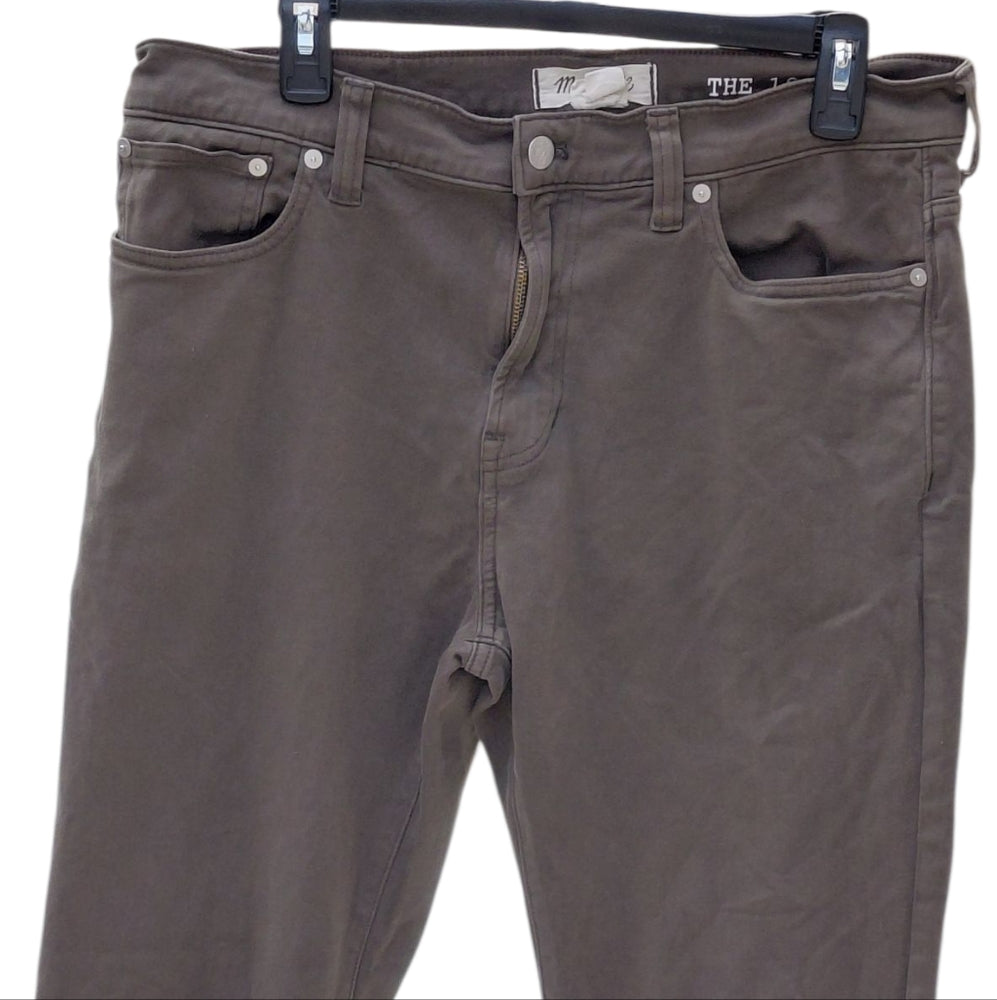 8290...Men's Green Madewell Straight Leg Jeans Size W33 L30