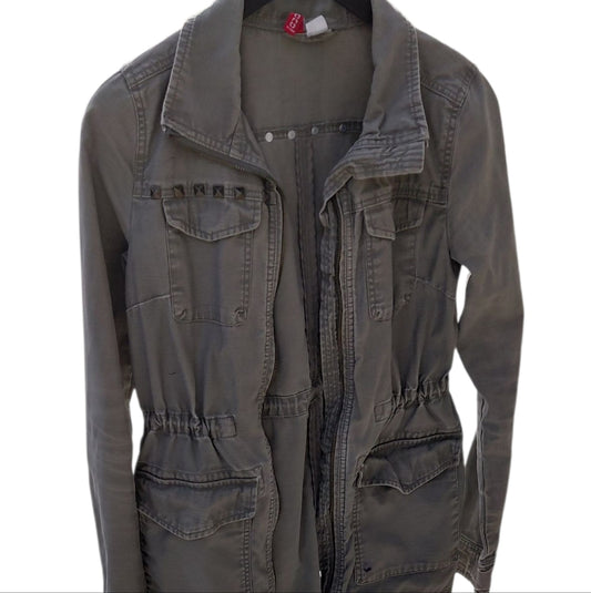 8287....Women's Divided Green Jacket Size 6