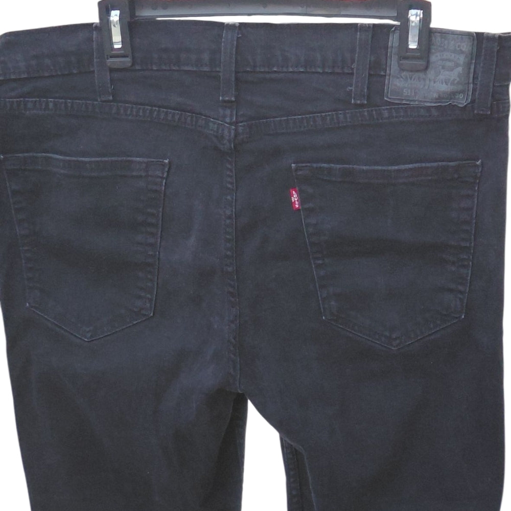 8283....Men's Levis 511 Black Jeans Size W40 L30