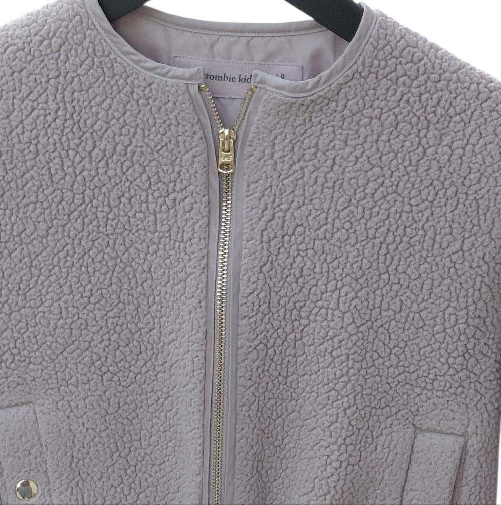 8289....Cozy Kids' Sherpa Jacket Size 7/8