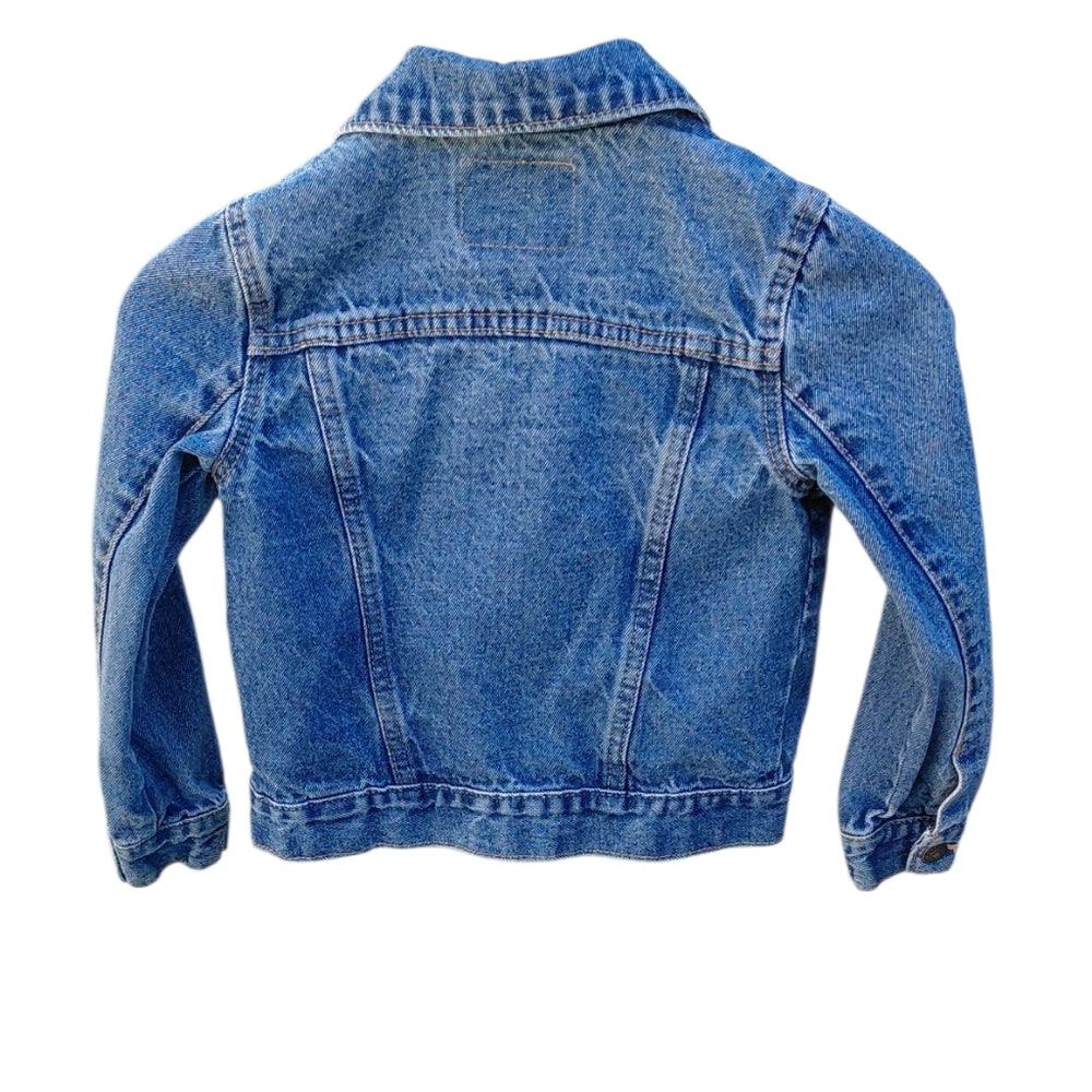 8254....Levi's Kids Classic Blue Jean Jacket Size 5 SP CH