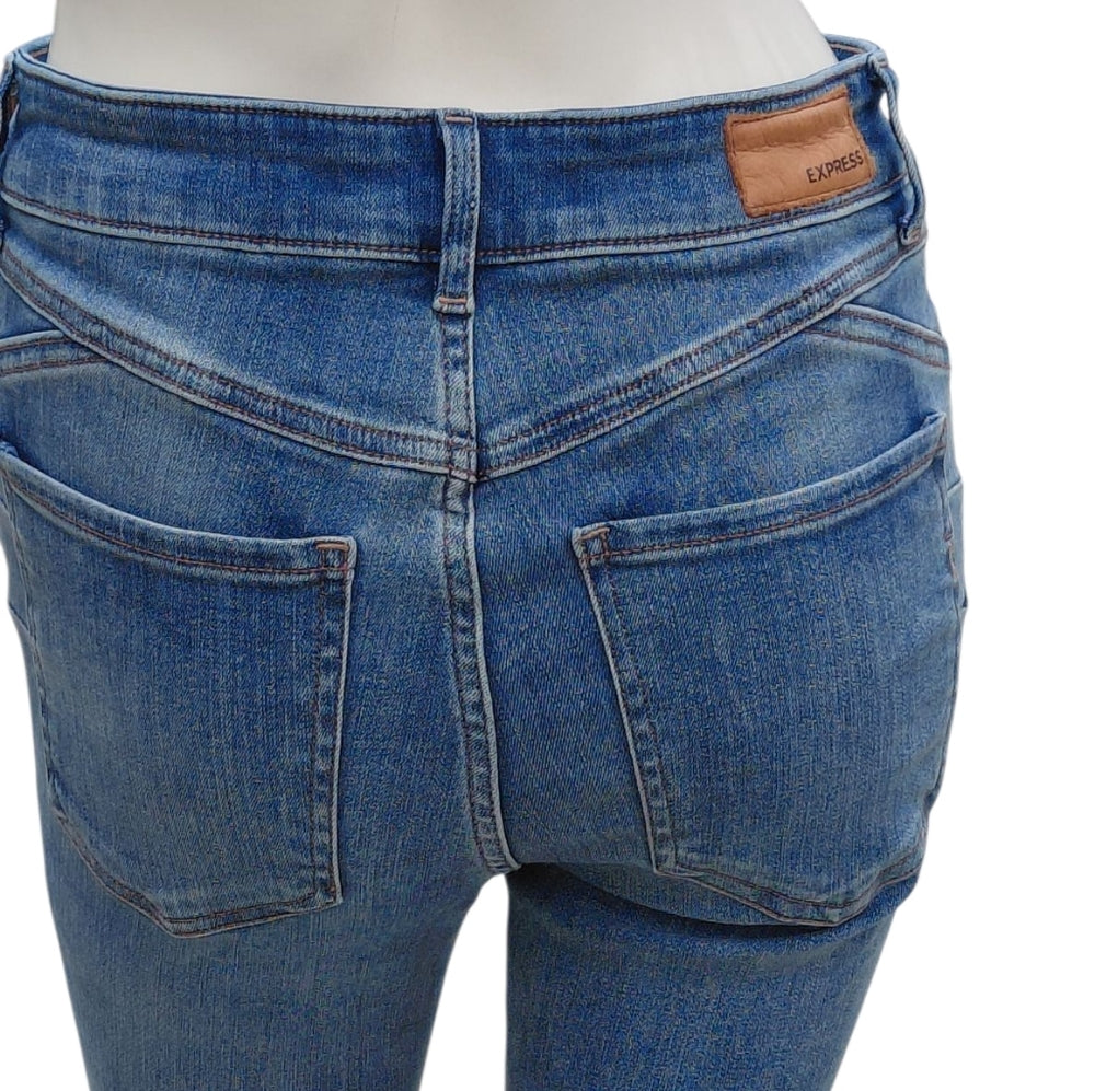 9306.....Women's Express Skinny Jeans Size Classic Blue Women's Jeans Size 6R/6R