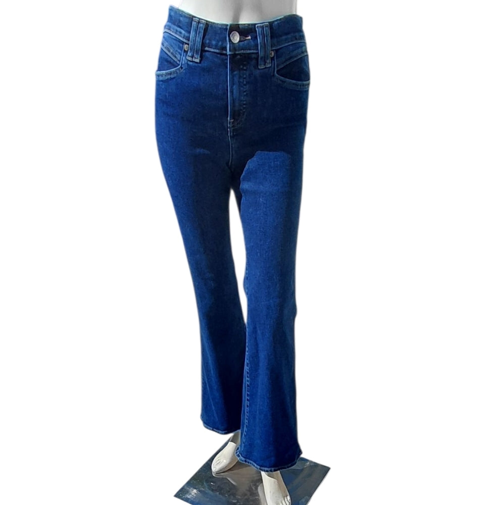 9330....Women's Express Flare Jeans Size 6S, W26" 29" Inseam 10" Rise